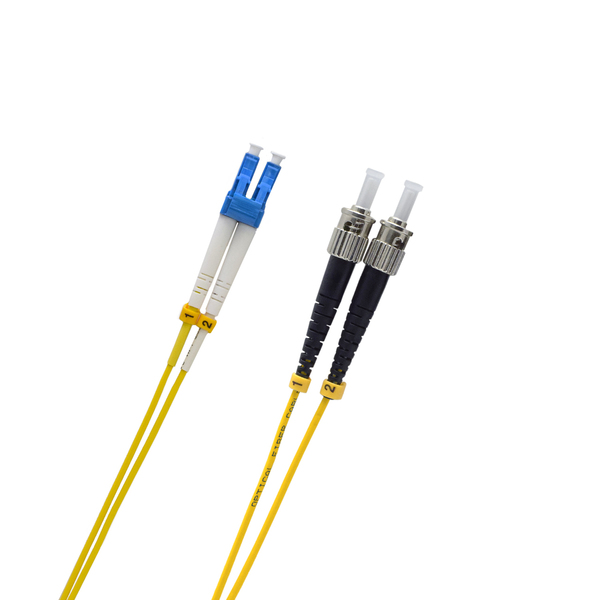 Weltron 2X 3 Meter, Single-Mode Fibre Cables (St To Lc, ) 90-1501-3M